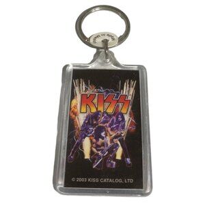 KISS Keychain World Domination 03/04 Tour Collectible Acrylic Double Sided